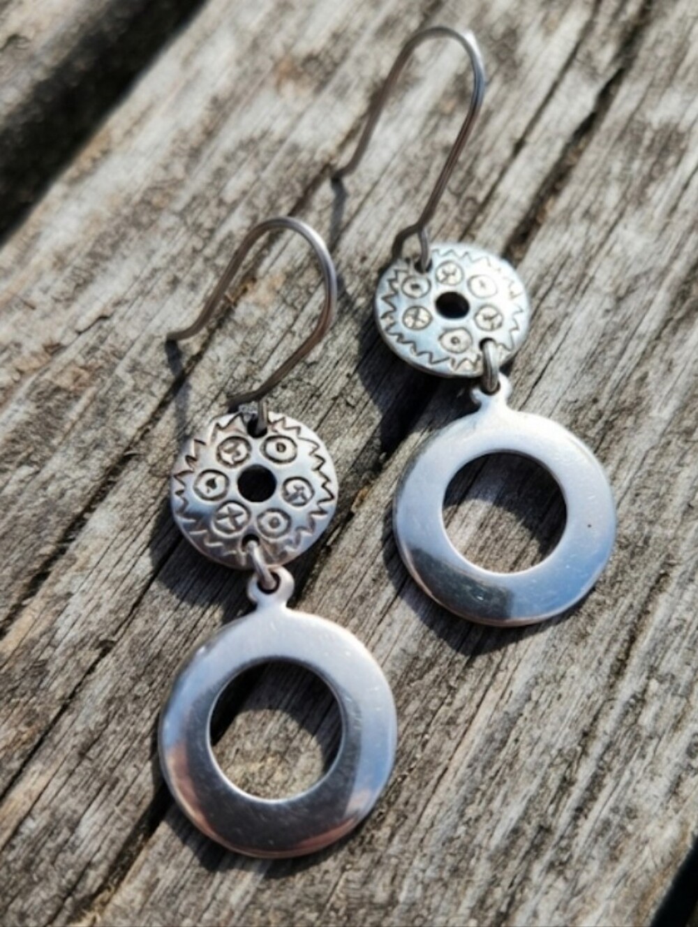Sterling Silver ARTISAN Made Earrings